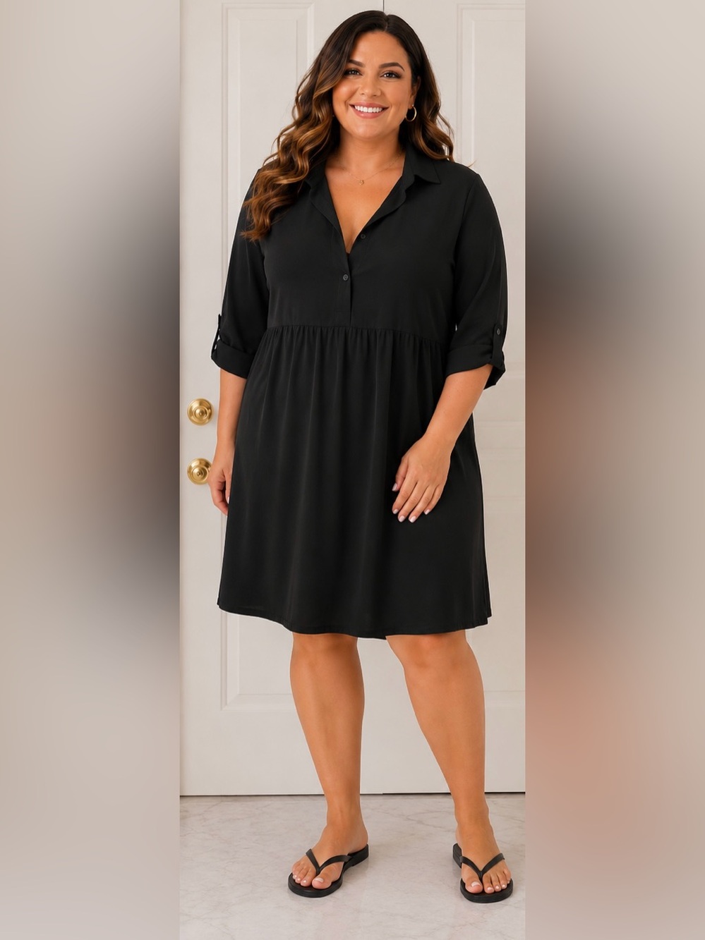 Casual  Black Women's Dress